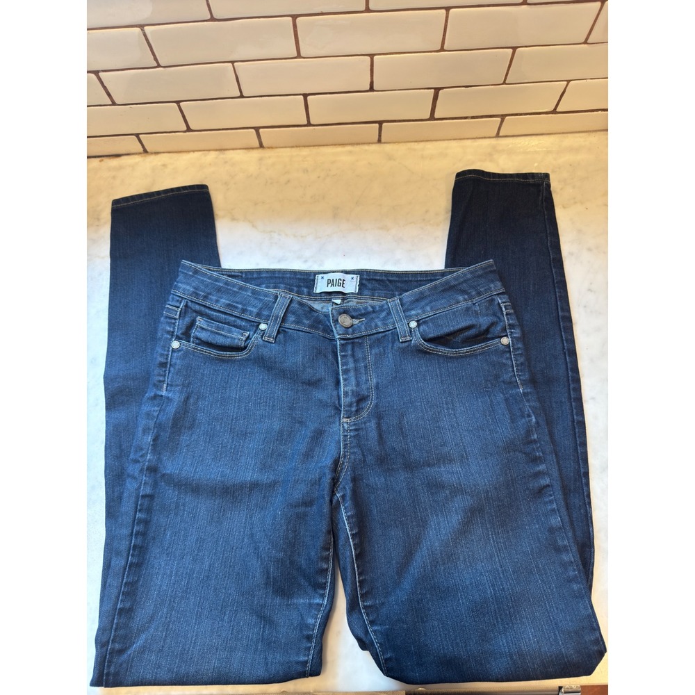Paige Women's Dark Wash Denim Skinny Jeans Size 29